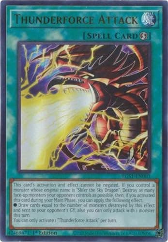 Thunderforce Attack - EGS1-EN003 - Ultra Rare - 1st Edition