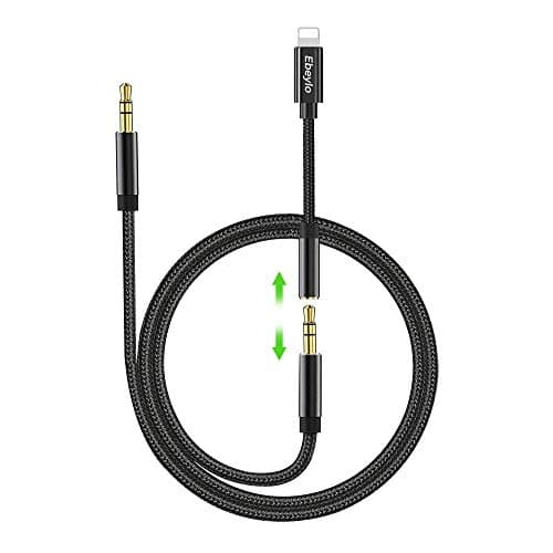 3-in-1 Aux Cord for iPhone, Ebeylo 3.5mm Audio Jack to iPhone, Aux Cable for Car Compatible with iPhone 7/X/8/8 Plus/XS Max/XR Support Newest iOS System Include 10/11/12 and Later