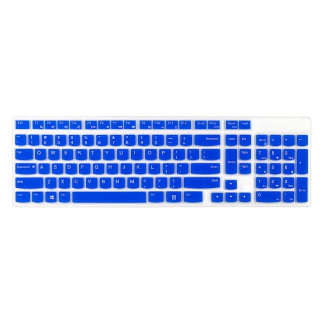 Electronics - HRH Silicone keyboard cover protector For LENOVOs EKB-536A SK8823 KB536 KU1601 AIO 510/520-24 520S-23IKU 730S 510 Pro DESKTOP PC (Blue)