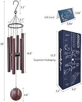 Brown wind chime