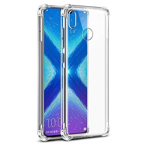 Solimo Tpu Mobile Cover (Soft & Flexible Shockproof Back Cover With Cushioned Edges) Transparent For Honor 8X