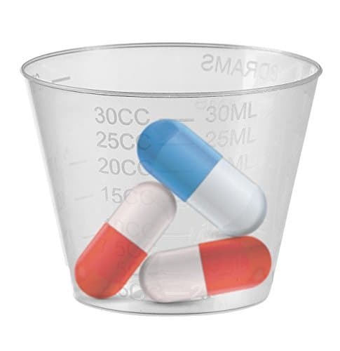 Oakridge One Ounce Plastic Medicine Cups (pack 1000)