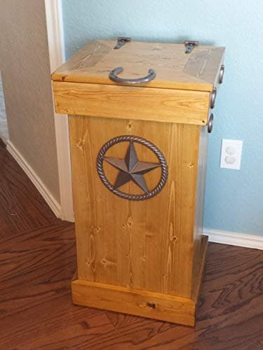 Wood Trash Can, Storage Bin