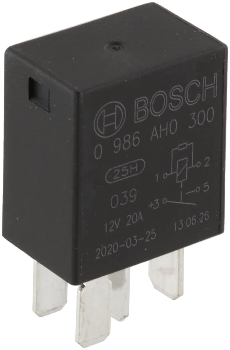 0986AH0300 Normal Open Micro Relay - 4 Pins, 12V DC, 20 Amp - Single