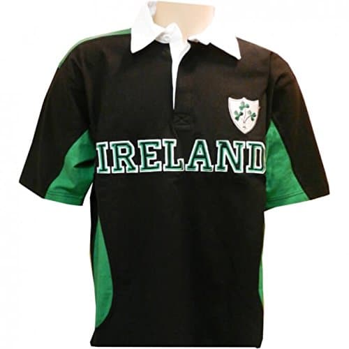 Irish Rugby Shirt. Black. Large
