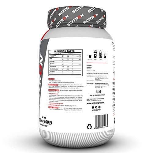 Scitron RAW ISO 100% Whey Protein Isolate - 2lbs, 900g, Unflavoured
