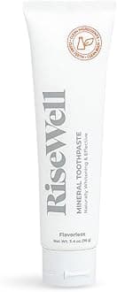 Mineral Unflavored Toothpaste - Hydroxyapatite Flavorless Toothpaste - Made in The USA, Sensitive Teeth Whitening, No Added Fluoride, SLS-Free - Made by Dentists, 3.4 Oz