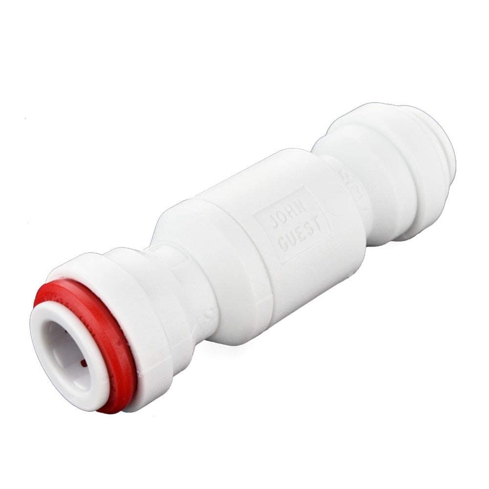 3/8 Inch Imperial Single Check Valve, Push to Connect Plastic Plumbing Fitting, 3/8SCV-US