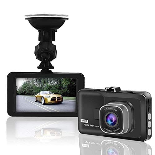 WINWONBRA HD Car Dash Camera High Definition 1080P Video Camera Recorder |140 Degree Wide-Angle Car DVR View Road Traffic Cam (BLACK)