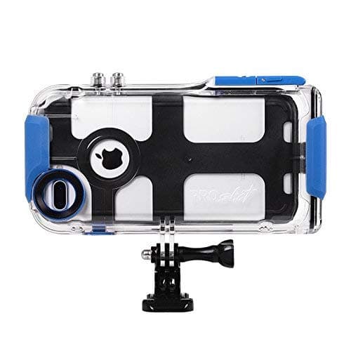ProShot Touch - Waterproof Case Compatible with iPhone 8 Plus, 7 Plus, and 6 Plus, and Compatible with All GoPro Mounts