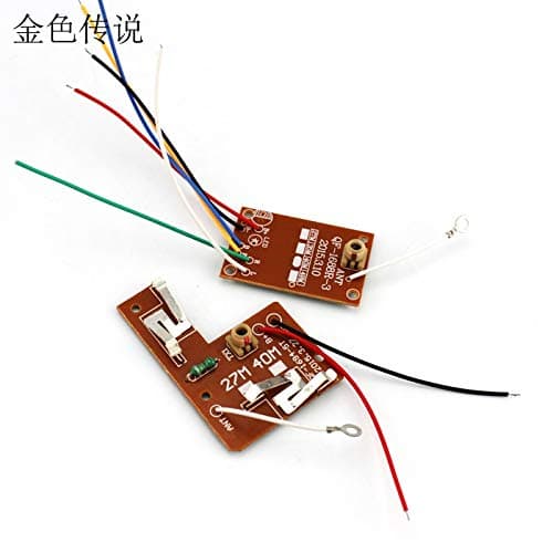 Jammas 4CH 27MHZ Remote Transmitter Receiver Board with Antenna for DIY RC Car Robot