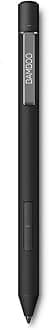 Wacom Bamboo Ink Plus: Rechargeable Active Stylus with 4096 levels of Pressure and Detection - Compatible with Windows 10 Stylus Devices, Windows Ink Certification,Black