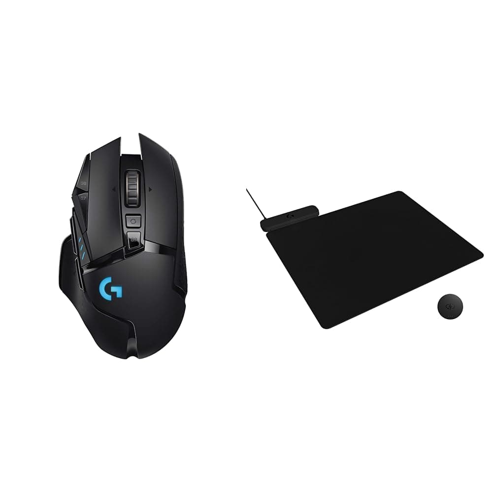 G502 Lightspeed Wireless Gaming Mouse + Powerplay Wireless Charging Mouse Pad