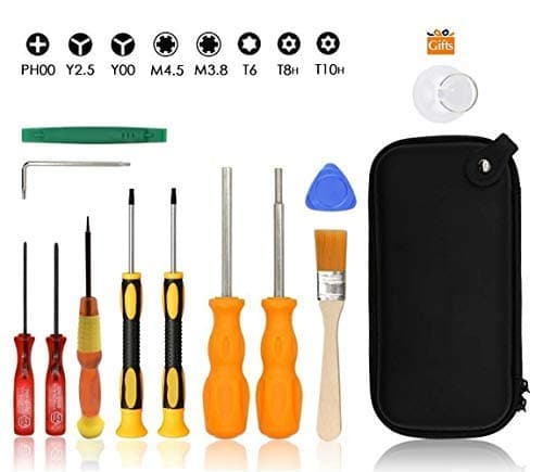 Precision Triwing Screwdriver Compatible With Nintendo, 3.8mm and 4.5mm Security Screwdriver Full Torx Screwdriver Game Bit Tool Set For Nintendo Switch/Nintendo Wii/DS Lite/GBA, Xbox
