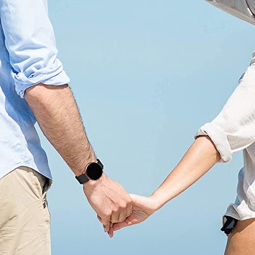 Lerobo Bands Compatible with Samsung Galaxy Watch Active/Active 2 40mm 44mm/Galaxy Watch 42mm Watch Band for Women Men, 20mm Soft Silicone Sport Strap Replacement Wristbands, 3-Pack, Small, Large