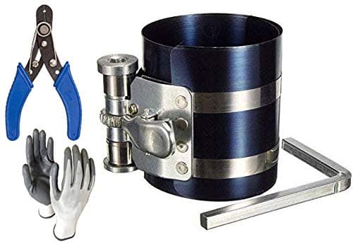 3inch Band Ratchet Installer Tool Car Engine Piston Rings Compressor 3-175mm Motorcycle Engine Parts Piston Ring Kit 1 PISTON RING COMPRESSOR