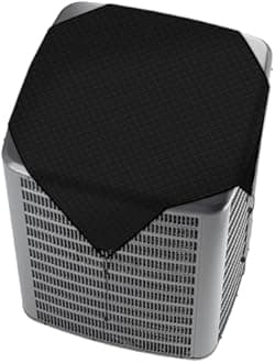 Windscreen4less Outdoor A/C Unit Waterproof Cover for Outside Air Conditioner AC Compressor Condenser 28''x28'' Keep Out Leaves Breathable for Winter