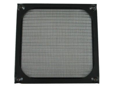 80mm Black Anodized Aluminum Computer PC Case Fan Grill / Guard / Filter