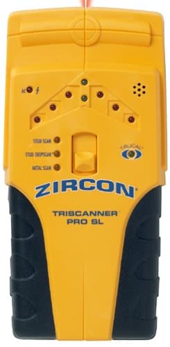 Zircon TriScanner Pro SL Edge-Finding Stud Finder with Metal Scanning