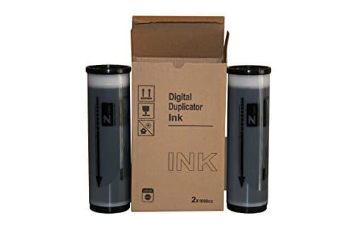 2 Wholesale Widgets Brand Black Ink Tubes, Compatible with Riso S-4254 for use in Risograph RZ Series Duplicators RISS4254C