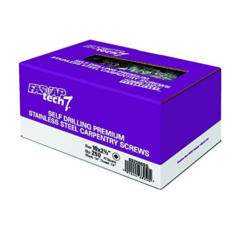 Fastap Tech 7 No. 8 x 1-1/4 in. L Square Wood Screws 3 lb. 500 pk - Case Of: 1; Each Pack Qty: 500; Total Items Qty: 500