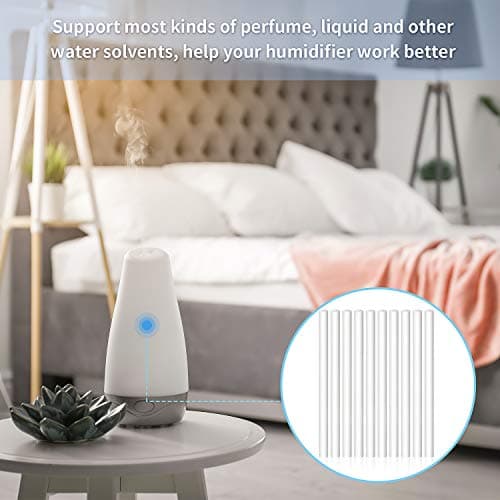 40 Pieces Humidifier Sticks Filter Refill Sticks Wicks Replacement for Portable Personal USB Powered Humidifiers in Office and Bedroom (5.3 Inch)