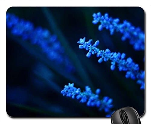 Blue Flowers Mouse Pad, Mousepad (Flowers Mouse Pad)