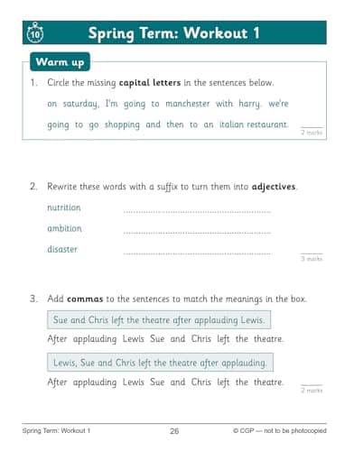 KS2 English 10-Minute Weekly Workouts - Year 5