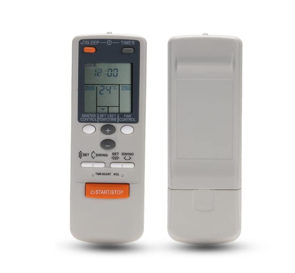 Replacement A/C Remote Control for Fujitsu Air Conditioner AR-DL10 AR-DL12 AR-HG1 AR-FB2 AR-FB5 AR-JW1 AR-JW2 AR-JW19 AR-JW11 AR-DB3 AR-DB5 ASU9R2 AST24RGB