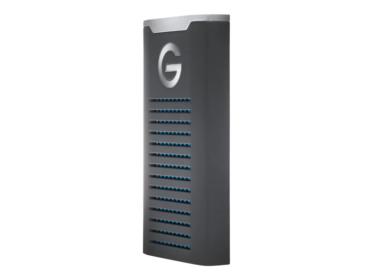 G-Technology 500GB G-DRIVE mobile SSD Durable Portable External Storage - USB-C (USB 3.1), Up to 560 MB/s - 0G06052-1, black