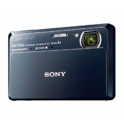 Sony DSC-TX7 10.2MP CMOS Digital Camera with 4x Zoom with Optical Steady Shot Image Stabilization and 3.5 inch Touch Screen LCD (Blue)