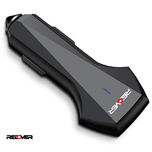 REDOVER Car Charger with Quick Charge 3.0, 3A Smart IC Dual USB Ports Car Charger Adapter for Any iOS, Android, and All USB-Powered Devices: iPhone X/8/7/6/Plus, Galaxy S9/8/Plus, LG, and More