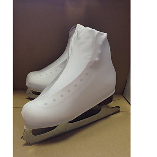 Jenskates LLC White Lycra Skate Boot Covers