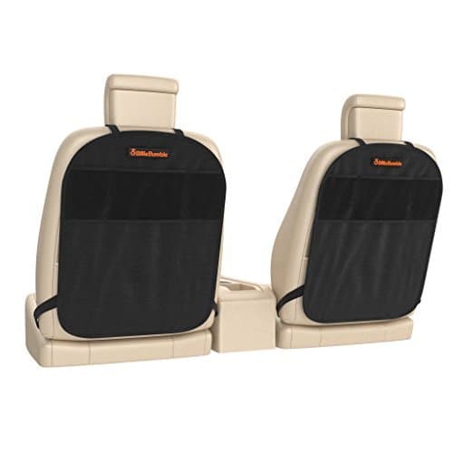 Kick Mat. Universal Car Back Seat Protector W/Organizer Great for Travelling with Your Child in Summer, Winter Seasons. Covers Your Backseat from Kick Marks for Baby Girls and Boys