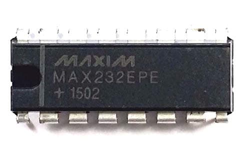 Juried Engineering Maxim MAX232EPE Multichannel RS-232 Drivers and Receivers IC Breadboard-Friendly (Pack of 5)
