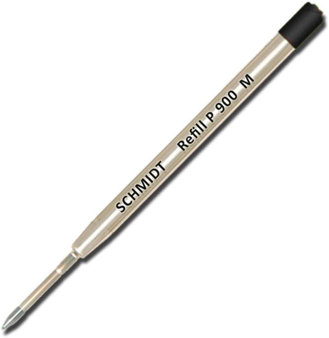 4 Pack - Ball Point Refill - Black Ink Medium Schmidt P900 Parker Style
