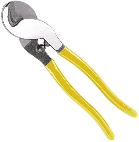 Heavy Duty Wire Cutter High Leverage Coaxial Cable Cutter for Aluminum, Copper, Communications Cable(Random Color)