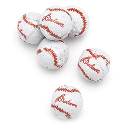 Chocolate Baseballs Candy Made In The USA Bulk Candy (3 Pounds)