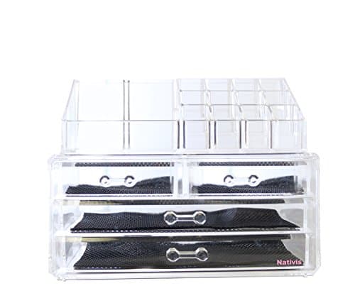 Makeup Organizer - Acrylic Jewelry Display Box