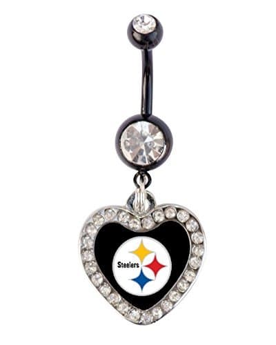 Final Touch Gifts Crystal Heart Belly Ring