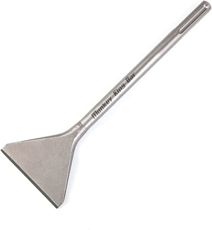 Monkey King Bar Wide Chisel 115X350 mm SDS-Max Scaling Chisel for SDS-Max Shank Rotary Hammers and Demolition Hammers Tool