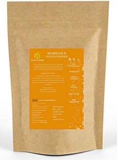 A D Food & Herbs Organic Dried Marigold/Genda Flower Petals Powder (750 Gms)