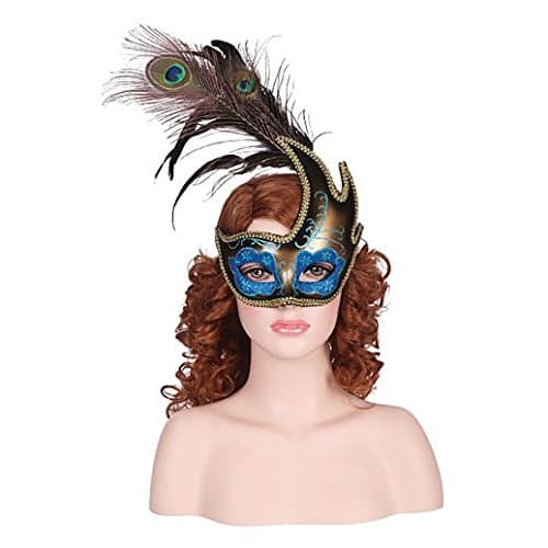 Costume Beautiful Peacock Mask Deluxe