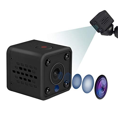 DOTSOG Mini Hidden Camera Spy Cam WiFi Small Wireless Full HD 1080P Video Camera with Night Vision Motion Sensor for iPhone Android Video Detection Security Nanny Surveillance Cam