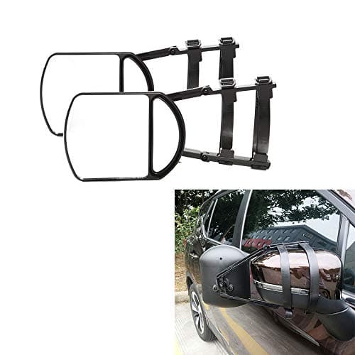 AUTLY 2 PCS Towing Mirrors Universal Side Mirror Extensions for Towing for Gmc Custom Chevrolet Cadillac Ford