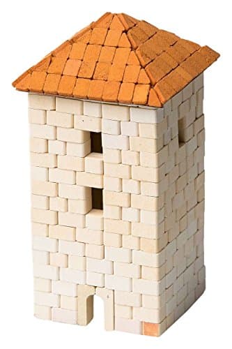 Wise Elk Toy Tower construction set, real plaster bricks, gypsum reusable building kit, 420 pcs, educational gift