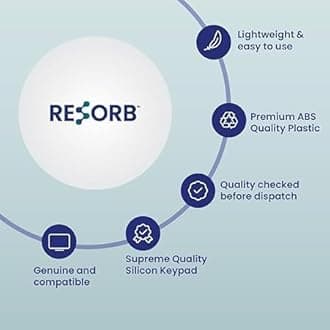 RESORB® LED 525 Universal Remote Control for Chinese, DACS, Vise LCD LED and Non-Branded Smart TVs - Black ZEE5, HOTSTAR (Please Match with Your Old Remote Before Placing an Order)