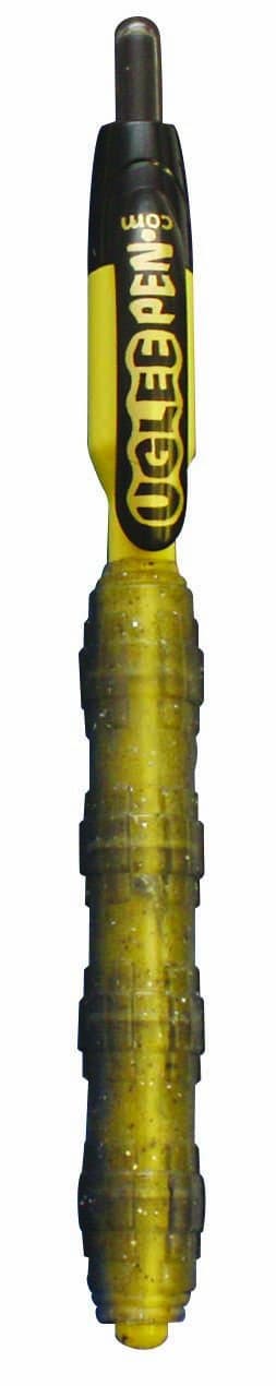 UGLee Ultimate Grip Ergonomic Pen, Rollerball, Medium Tip, Black Gel Ink, Assorted Color Barrel (UG-7001)