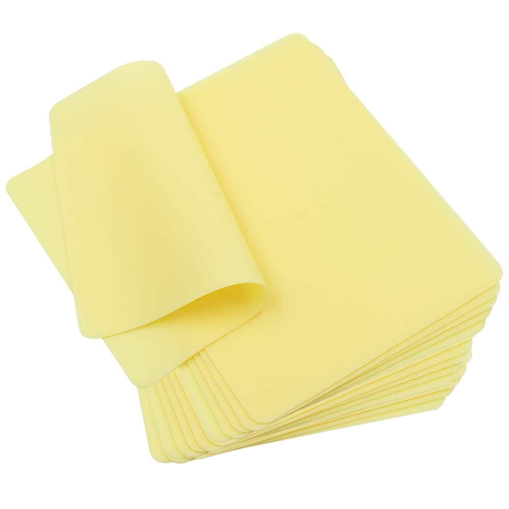 Blank Tattoo Skin Practice - Beoncall 20pcs Double Sides Silicone Practice Pads Practice Skin Fake Skin Tattoo Supplies Microblading Skin
