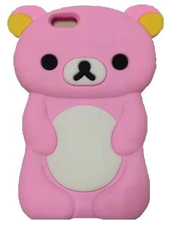 Newstore iPhone 6 Case,Lovely Pink 3D Bear Style Soft Silicone Case Cover For Apple iPhone 6 4.7 inch,Not Fit For Apple iPhone 6 Plus